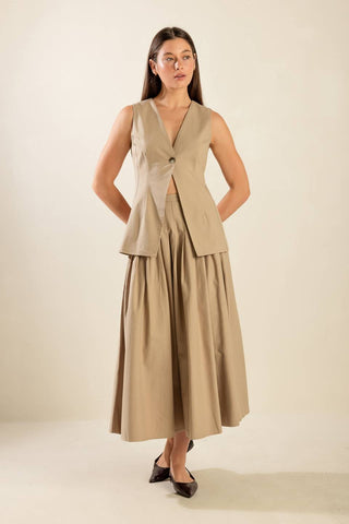 FLEETING FAUNA WOVEN VEST - By Baano