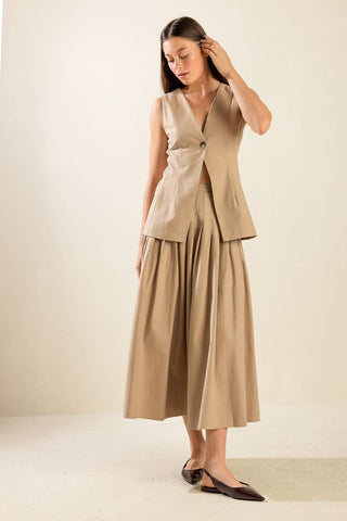 FLEETING FAUNA WOVEN VEST - By Baano