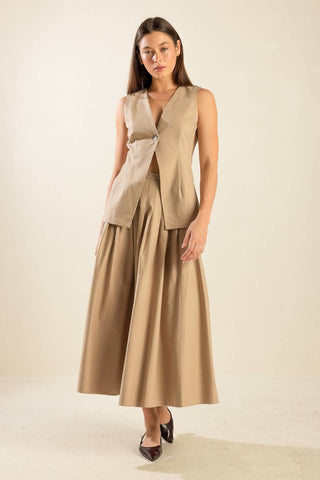 FLEETING FAUNA WOVEN VEST - By Baano