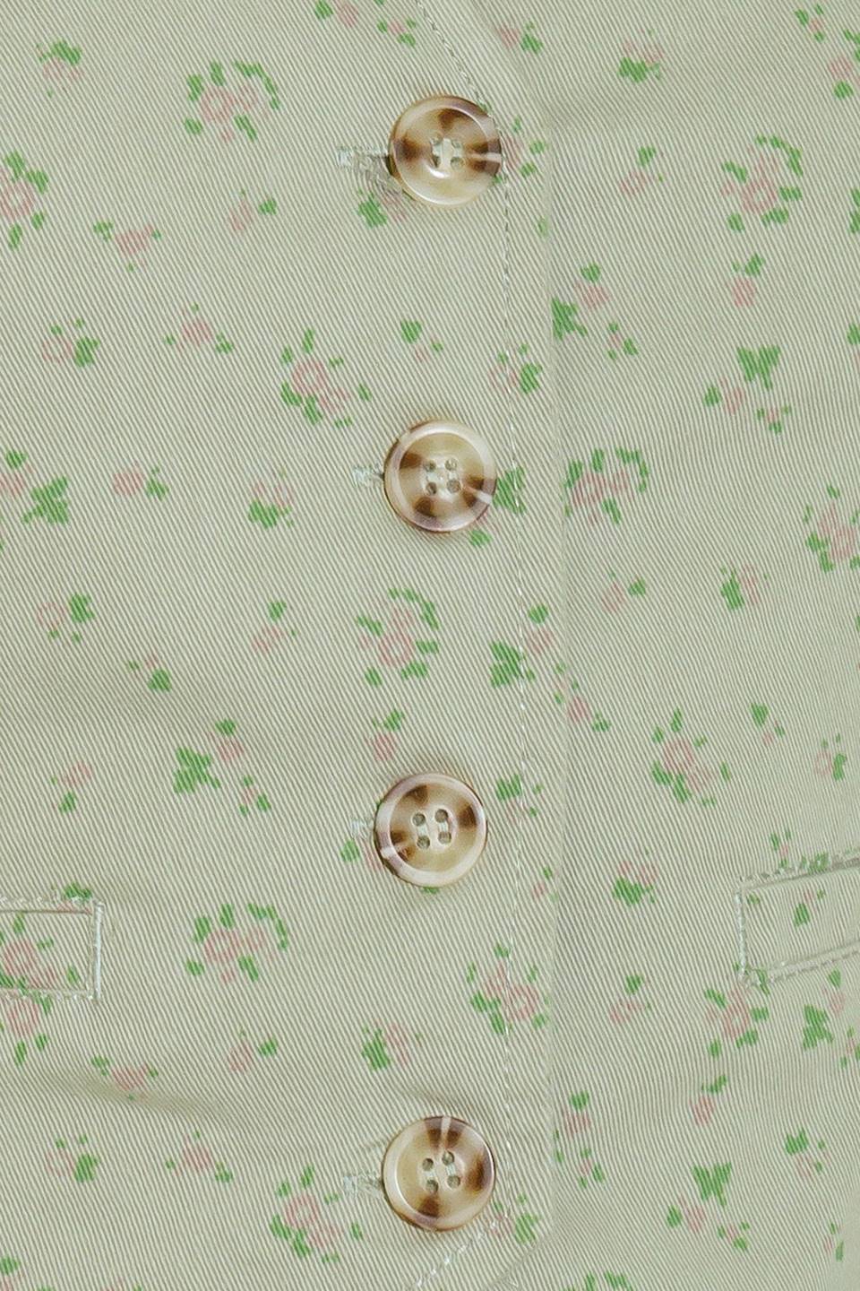 DRIFTING CURRENTS OLIVE WOVEN VEST - By Baano