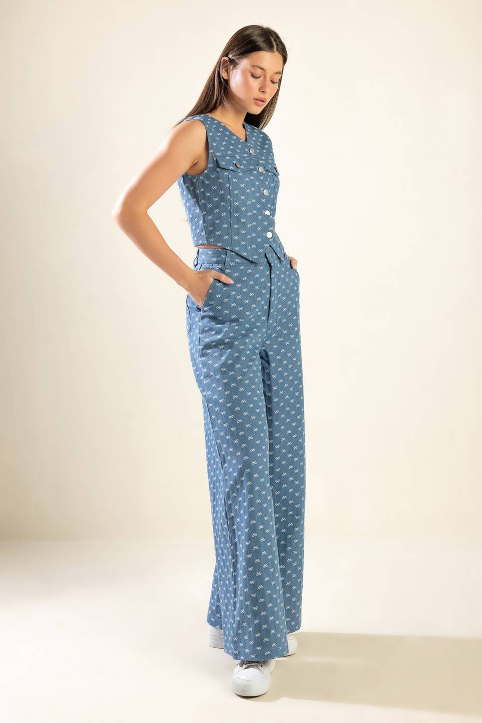 MIMOSA MORNING WOVEN VEST - By Baano