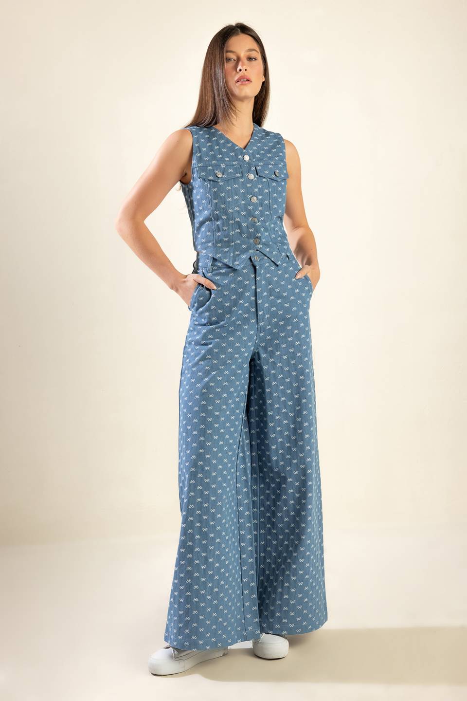 MIMOSA MORNING WOVEN VEST - By Baano