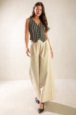 IN THE QUIET SHADE WOVEN VEST - By Baano