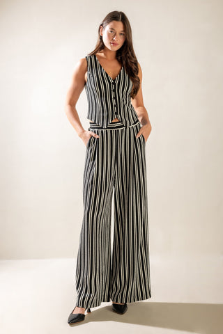IN THE QUIET SHADE WOVEN VEST - By Baano