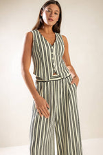 IN THE QUIET SHADE WOVEN VEST - By Baano