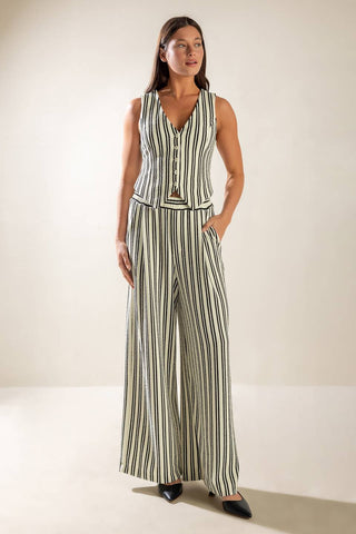 IN THE QUIET SHADE WOVEN VEST - By Baano