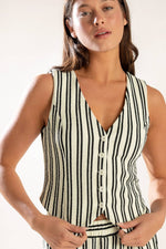 IN THE QUIET SHADE WOVEN VEST - By Baano