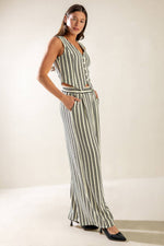 IN THE QUIET SHADE WOVEN VEST - By Baano