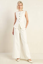 DELICATE HUE WOVEN VEST - By Baano