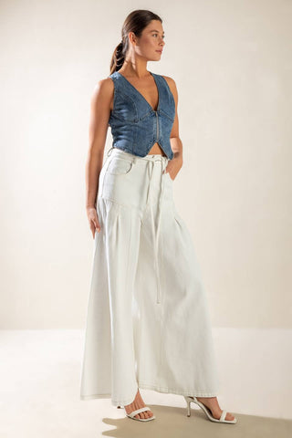 PICTURE PERFECT DENIM VEST - By Baano