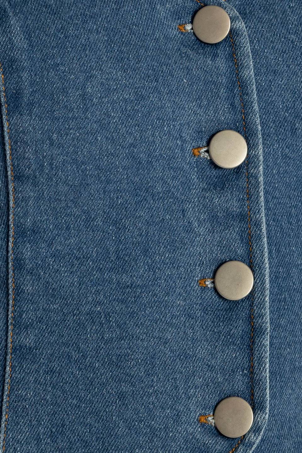 ISLAND DAYDREAMS DENIM VEST - By Baano