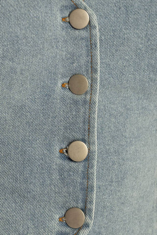 KICK IT WITH ME DENIM VEST - By Baano