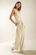 WHERE YOU BELONG WOVEN VEST - By Baano