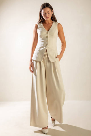 WHERE YOU BELONG WOVEN VEST - By Baano
