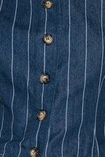 HOLD JOY IN INDIGO WOVEN VEST - By Baano