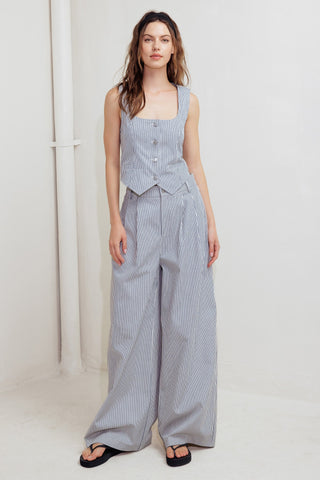 COASTAL CHIC WOVEN VEST - By Baano