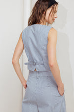 COASTAL CHIC WOVEN VEST - By Baano