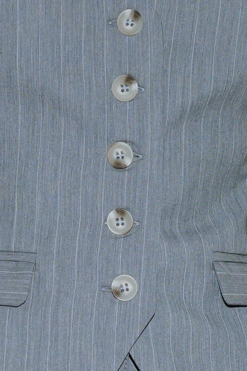 SMILE BRIGHT IN GREY WOVEN VEST - By Baano