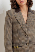 PREPPY EDGE WOVEN JACKET - By Baano