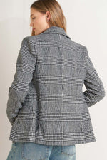 CITY CHECKLINE WOOLEN WOVEN JACKET