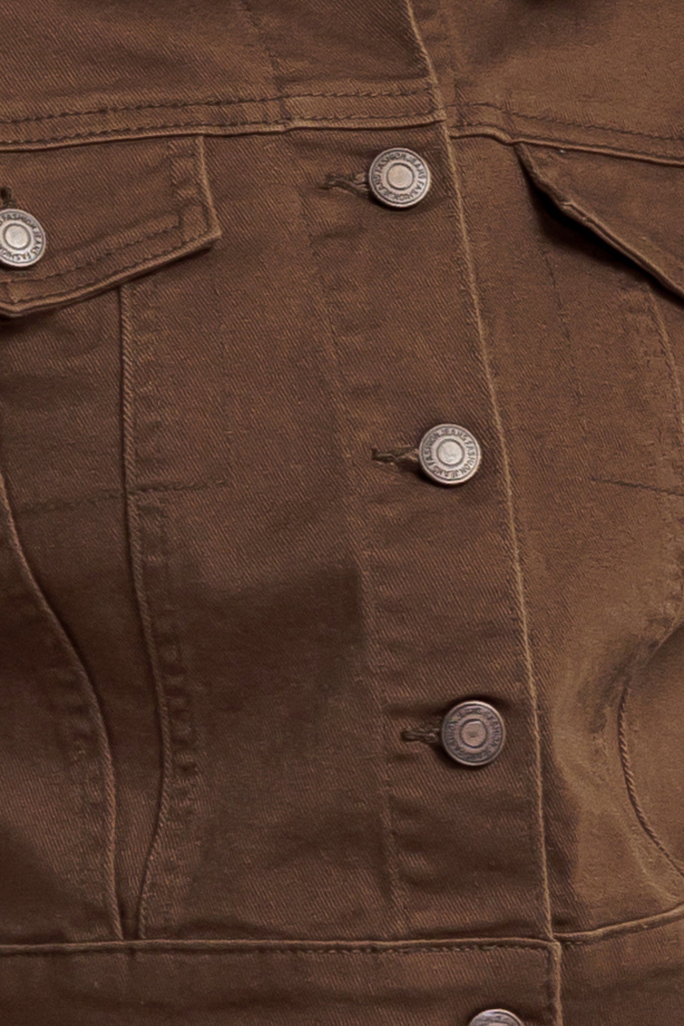 EFFORTLESS EDGE BROWN TWILL JACKET - By Baano