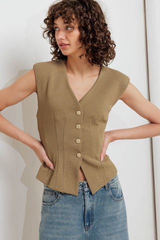 RUNWAY TO REALWAY WOVEN VEST - By Baano