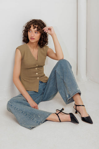 RUNWAY TO REALWAY WOVEN VEST - By Baano