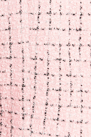 ROSÉ EDGE ENSEMBLE TWEED VEST