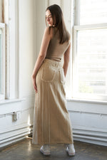 BETWEEN THE PAGES WOVEN SKIRT - By Baano