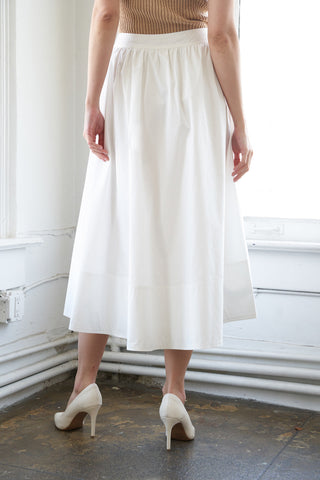 HOLDING ON TIGHT POPLIN MIDI SKIRT - By Baano
