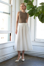 TALK TO THE SAND WOVEN MIDI SKIRT - By Baano