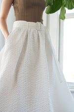 TALK TO THE SAND WOVEN MIDI SKIRT - By Baano