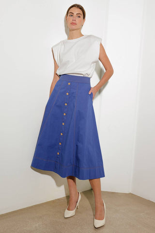 ENCHANTED ELEGANCE MIDI SKIRT - By Baano
