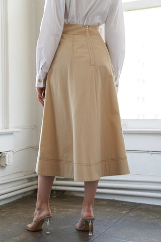ENCHANTED ELEGANCE MIDI SKIRT - By Baano