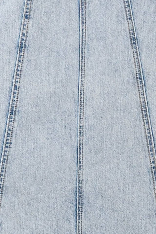 URBAN COWGIRL DENIM MIDI SKIRT - By Baano