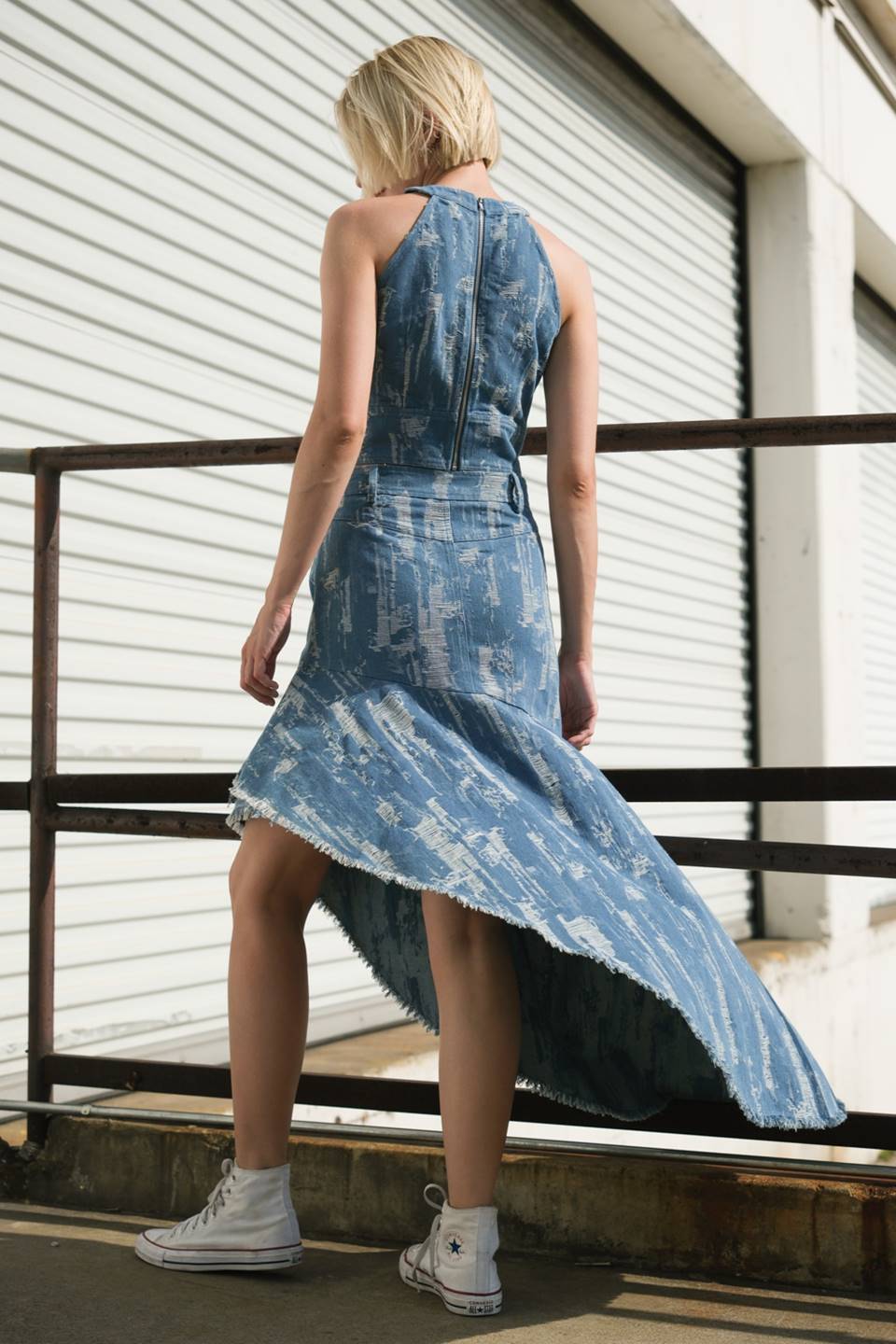 BREEZY ADORATION DENIM SKIRT - By Baano