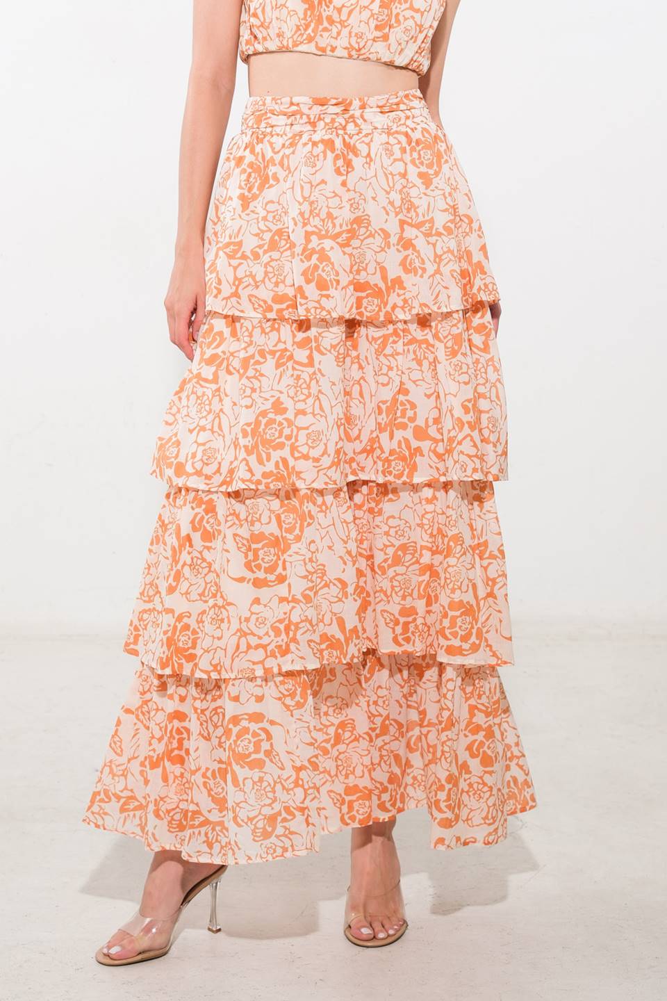 THERE IN MY MIND WOVEN MAXI SKIRT - By Baano