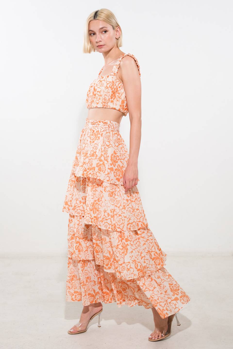 THERE IN MY MIND WOVEN MAXI SKIRT - By Baano