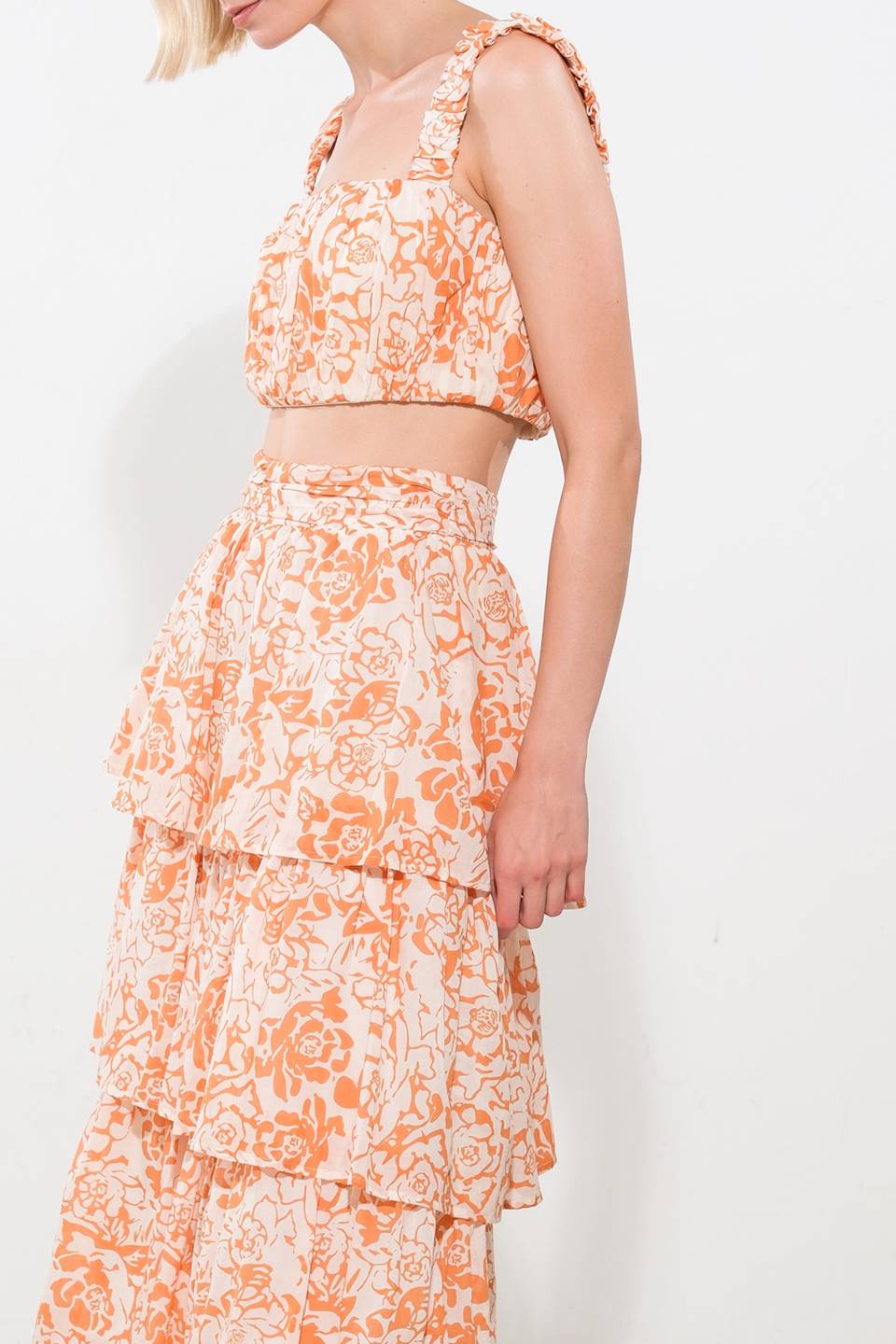 THERE IN MY MIND WOVEN MAXI SKIRT - By Baano