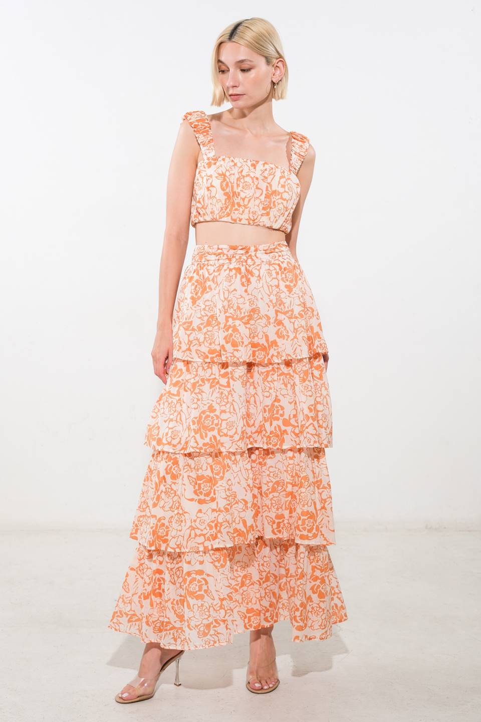 THERE IN MY MIND WOVEN MAXI SKIRT - By Baano