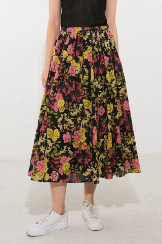 LOVE YOU MORE WOVEN MIDI SKIRT - By Baano