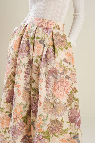 SLEEK SIMPLICITY WOVEN FULL SKIRT - By Baano