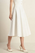 WALK WITH ME WOVEN MIDI SKIRT - By Baano