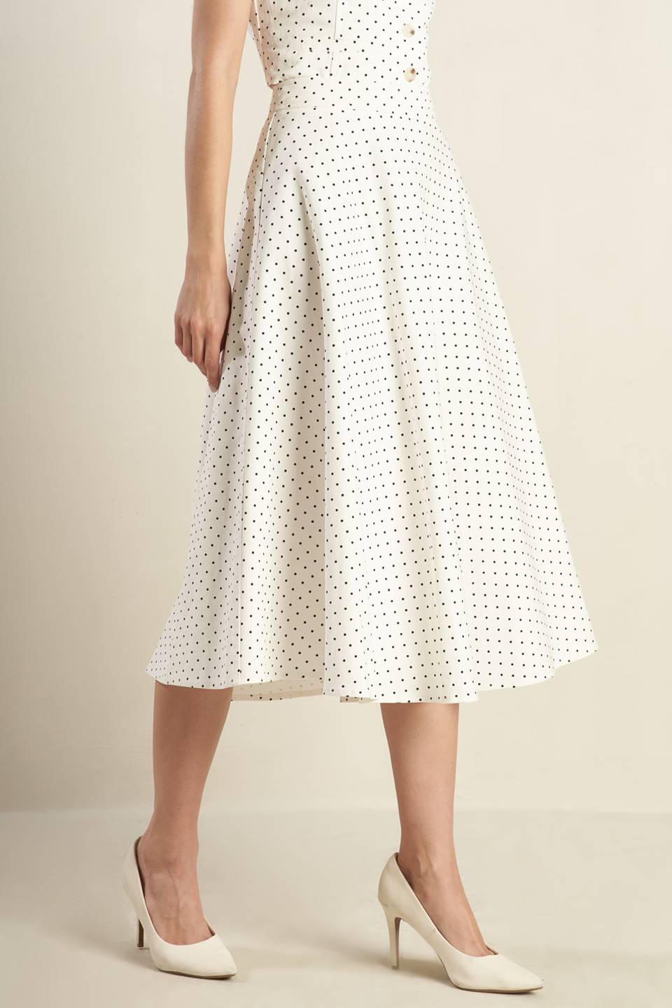 WALK WITH ME WOVEN MIDI SKIRT - By Baano