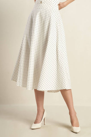 WALK WITH ME WOVEN MIDI SKIRT - By Baano