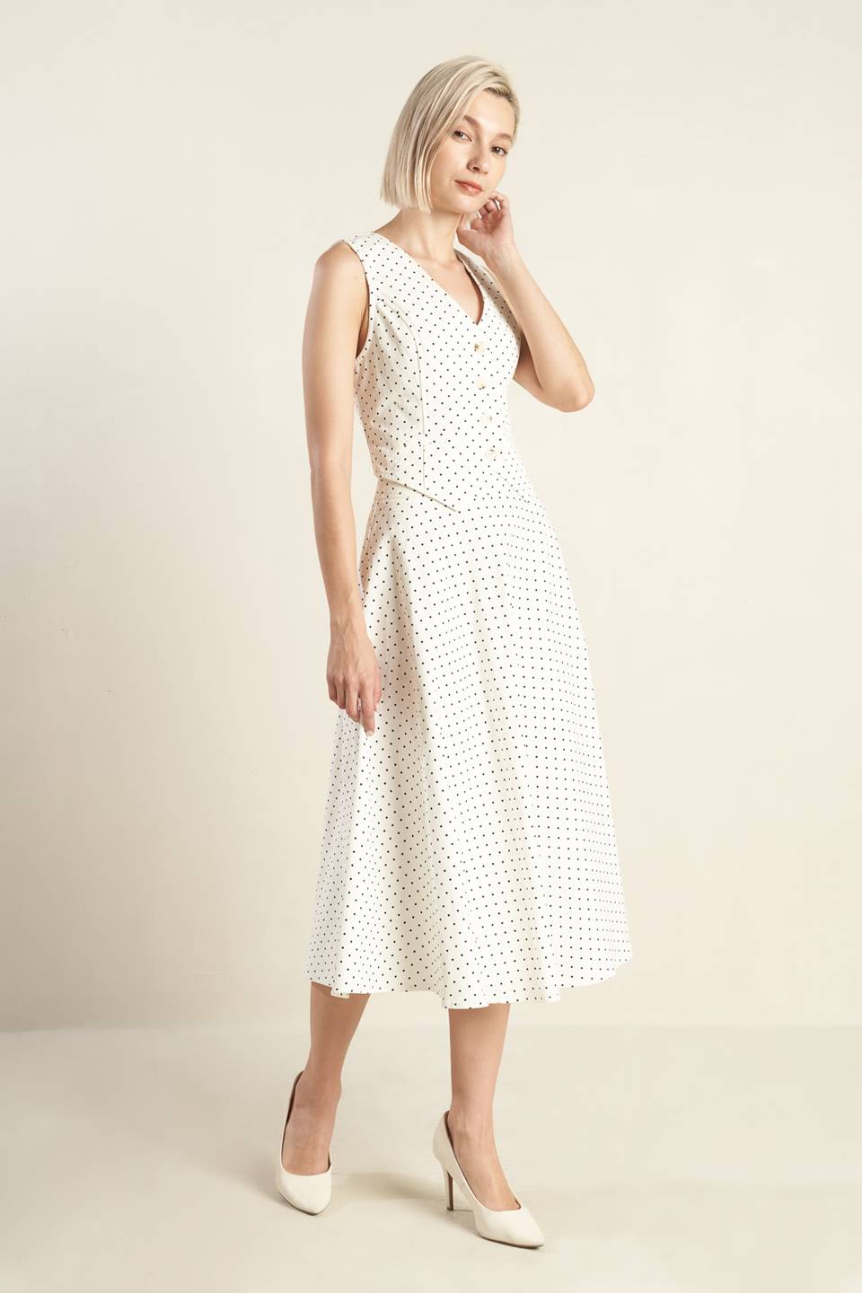 WALK WITH ME WOVEN MIDI SKIRT - By Baano