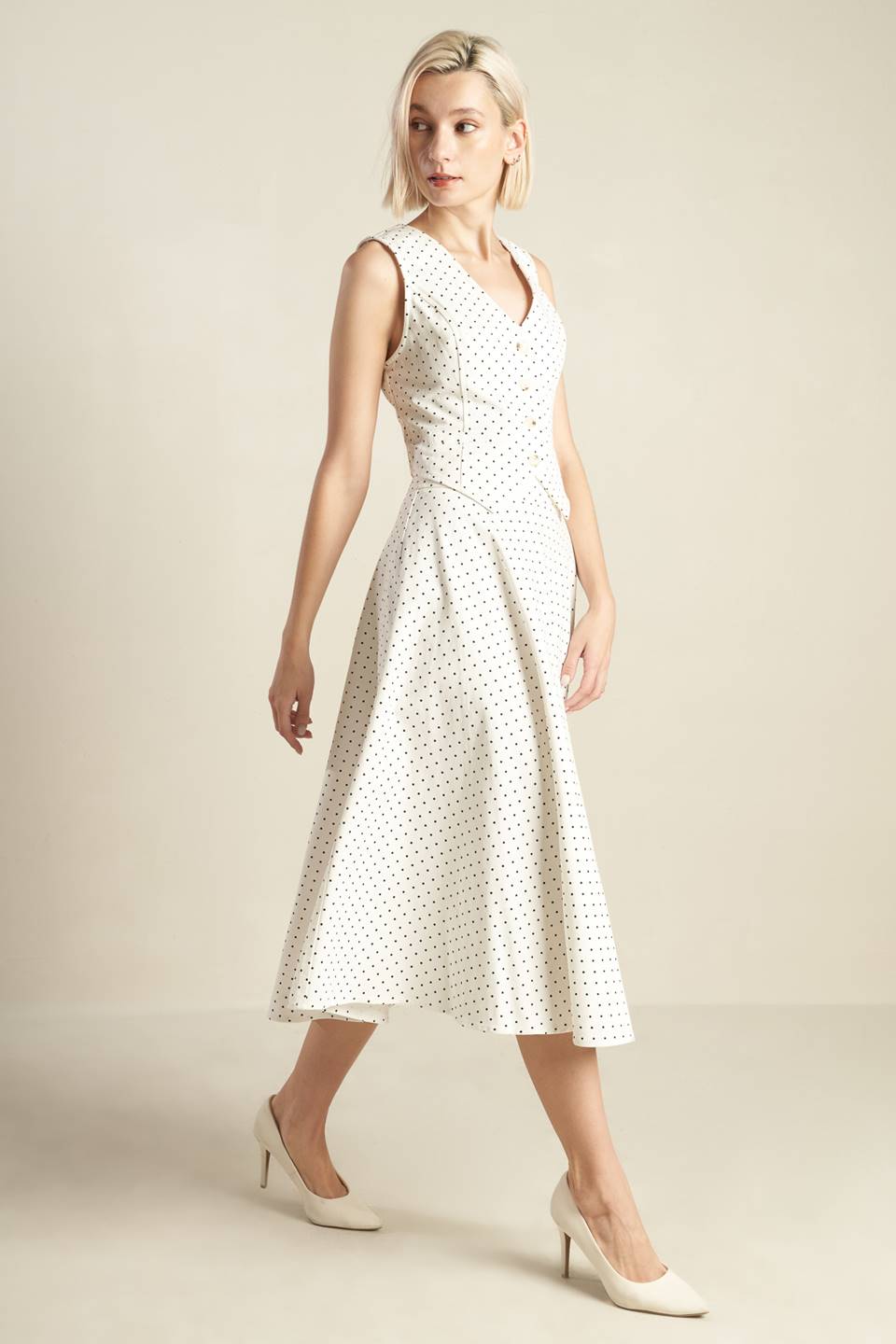 WALK WITH ME WOVEN MIDI SKIRT - By Baano