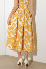 PLAIN OPTIMISM WOVEN MIDI SKIRT - By Baano