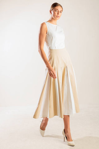 THE SWEETEST THING WOVEN MIDI SKIRT - By Baano
