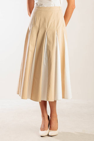 THE SWEETEST THING WOVEN MIDI SKIRT - By Baano